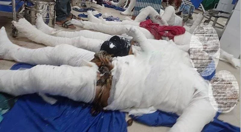 ঢাকার মগবাজারে ভয়াবহ বিস্ফোরণ, নিহত কমপক্ষে সাত, আহত তিন শতাধিক