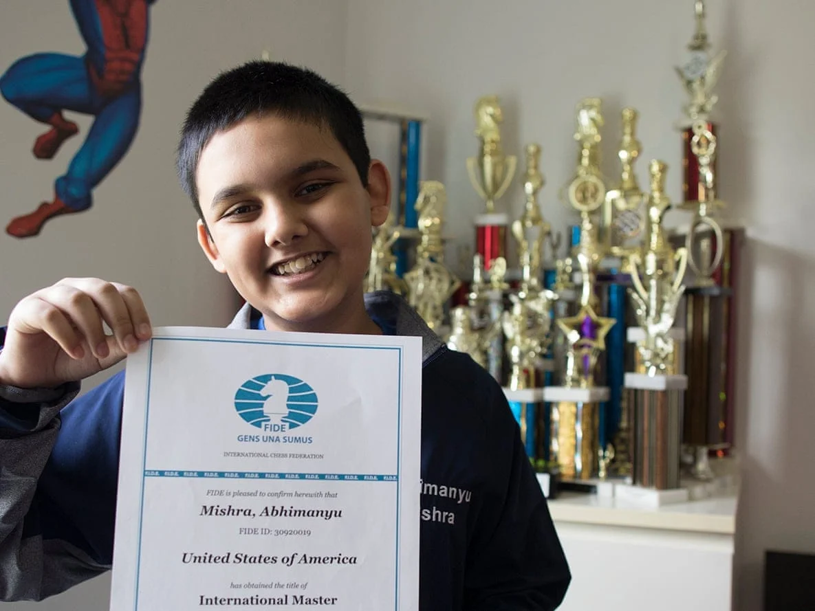 সর্বকনিষ্ঠ গ্র্যান্ড মাস্টার হয়ে বিশ্ব রেকর্ড প্রবাসী ভারতীয় অভিমুন্যর