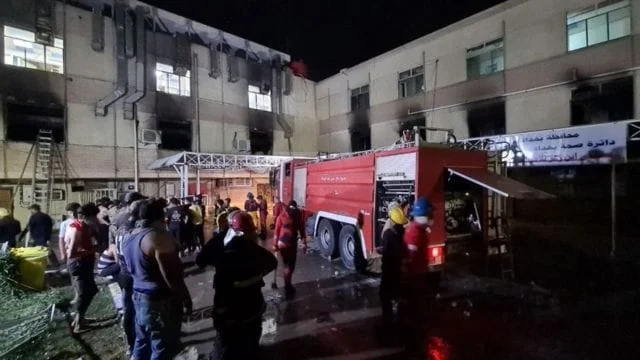 ইরাকে করোনা হাসপাতালে আগুন মৃত কমপক্ষে ৫২, আহত ৫০