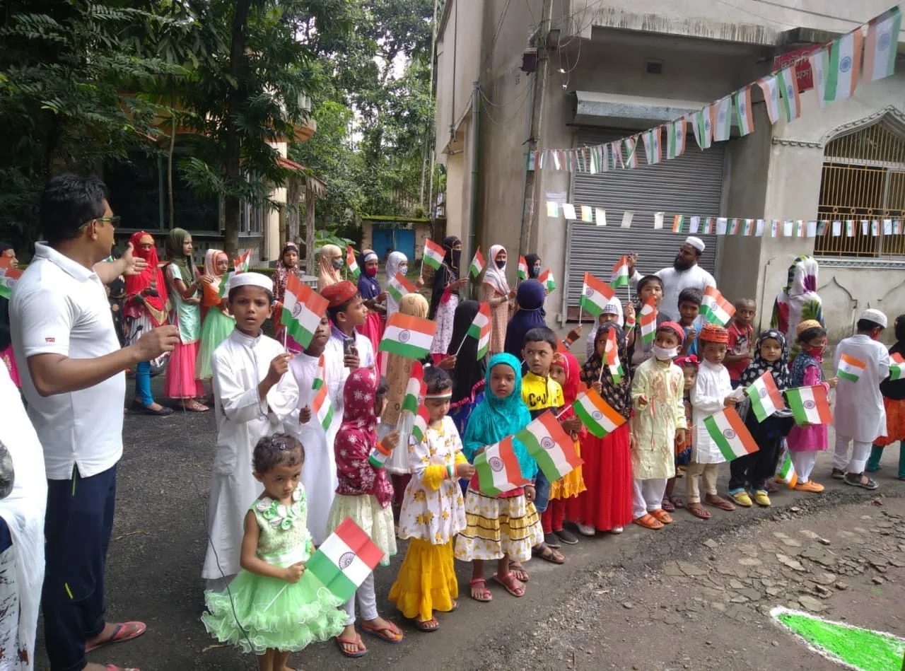 শহীদ তিতুমীরের শাহাদাত ভূমি নারকেলবেড়িয়া সহ বসিরহাটের বিভিন্ন জায়গায় ৭৫ তম স্বাধীনতা দিবস উদযাপন