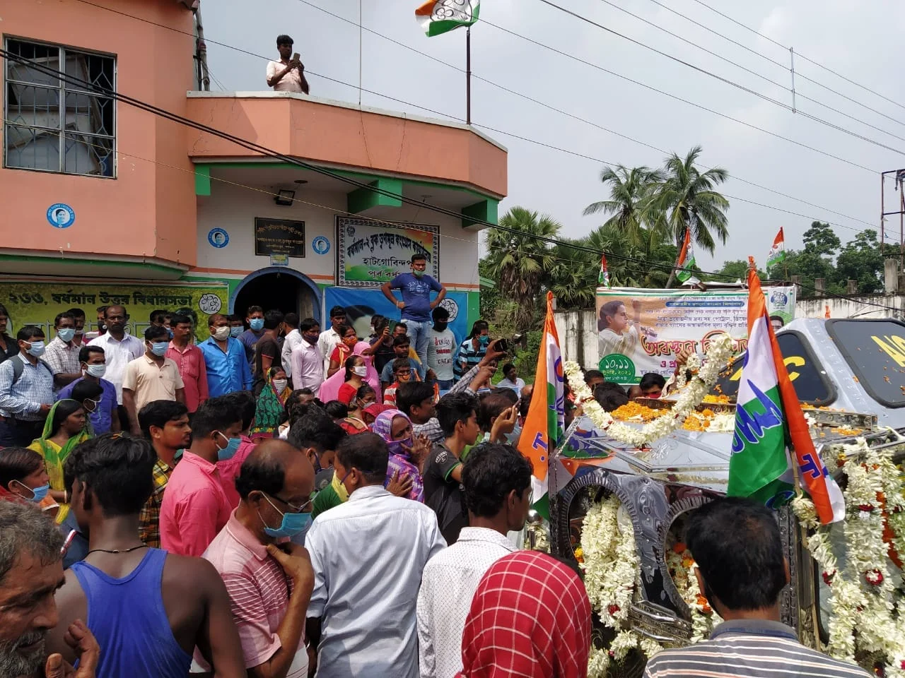 প্রয়াত বর্ধমানের তৃণমূল কংগ্রেসের সভাপতি শ্যামল দত্ত