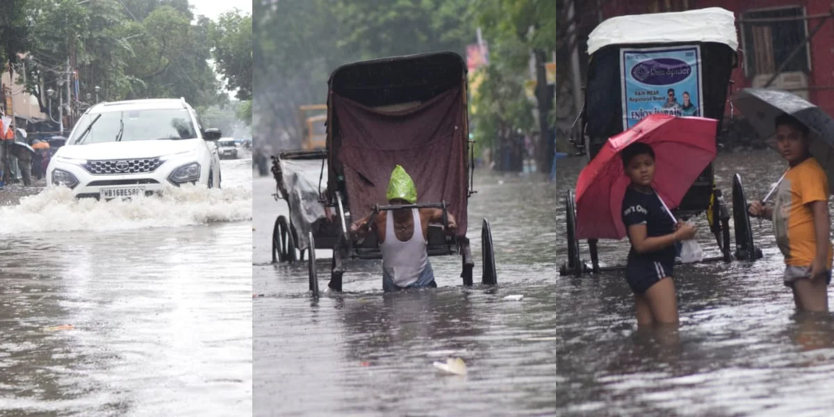 কলকাতার বিভিন্ন এলাকার বৃষ্টির ছবি, পুবের কলমের চিত্র সাংবাদিকের ক্যামেরায়