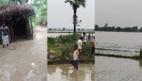 টানা বৃষ্টির জেরে জলমগ্ন লাভপুরের বিস্তীর্ণ গ্রাম, দুর্ভোগে সাধারণ মানুষ