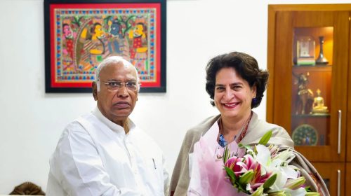 Priyanka Gandhi files nomination